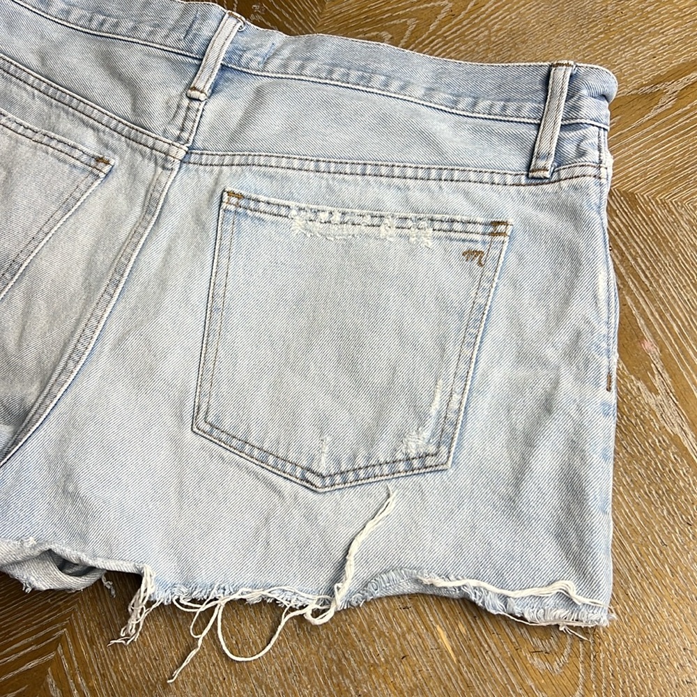 MADEWELL Relaxed Raw Hem Denim Jean Short 29 - Picture 7 of 11
